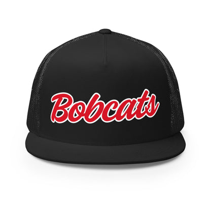 Performance | 5 Panel Trucker Cap | Hemingford Bobcats | Script Logo