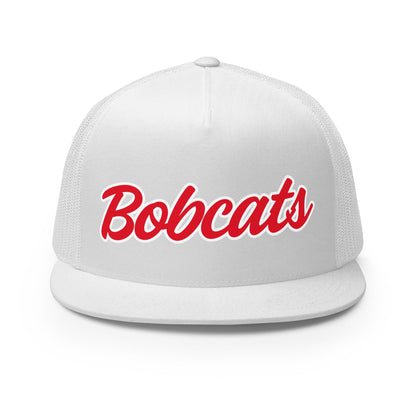 Performance | 5 Panel Trucker Cap | Hemingford Bobcats | Script Logo