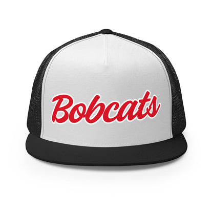 Performance | 5 Panel Trucker Cap | Hemingford Bobcats | Script Logo