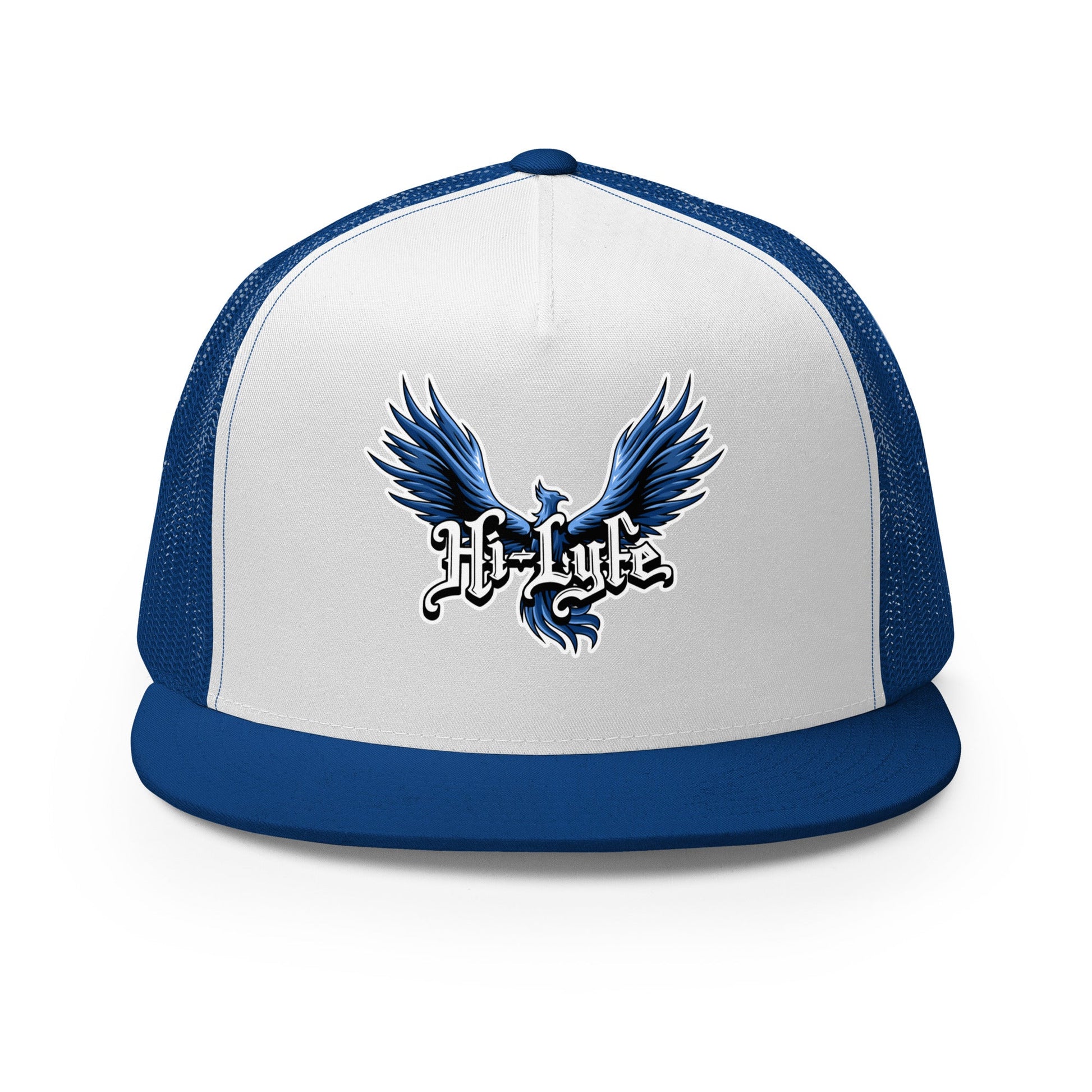 Performance | 5 Panel Trucker Cap | Hi - Lyfe Basketball | Wings Logo