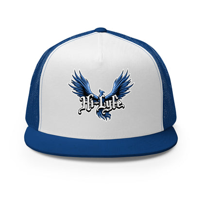 Performance | 5 Panel Trucker Cap | Hi - Lyfe Basketball | Wings Logo