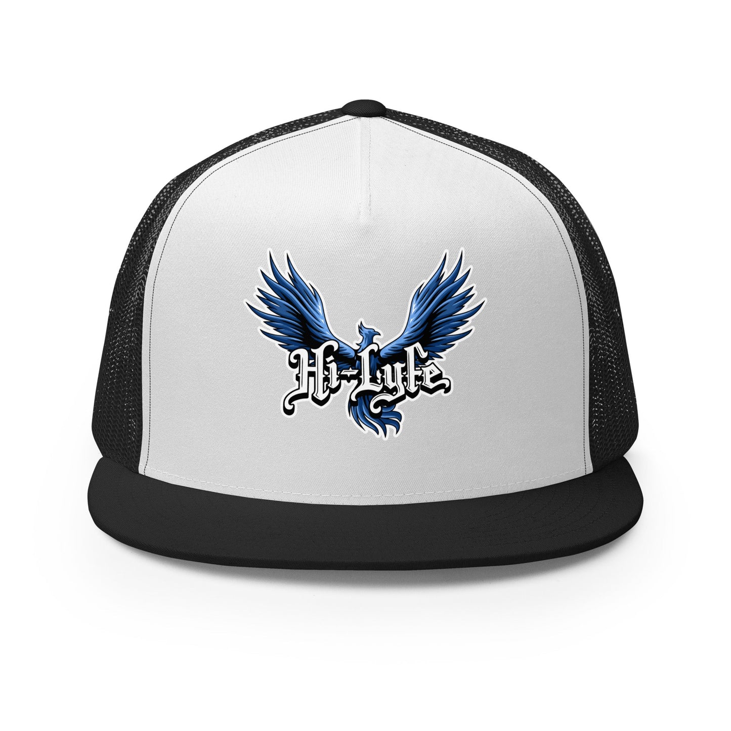 Performance | 5 Panel Trucker Cap | Hi - Lyfe Basketball | Wings Logo