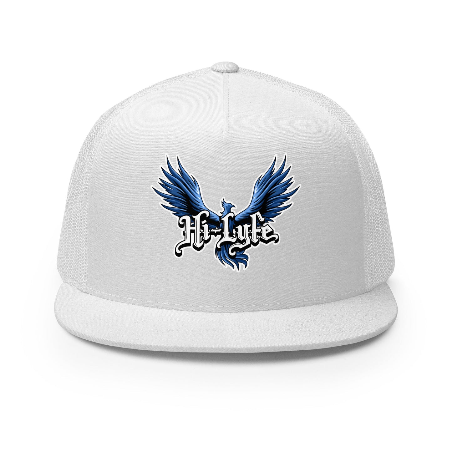 Performance | 5 Panel Trucker Cap | Hi - Lyfe Basketball | Wings Logo