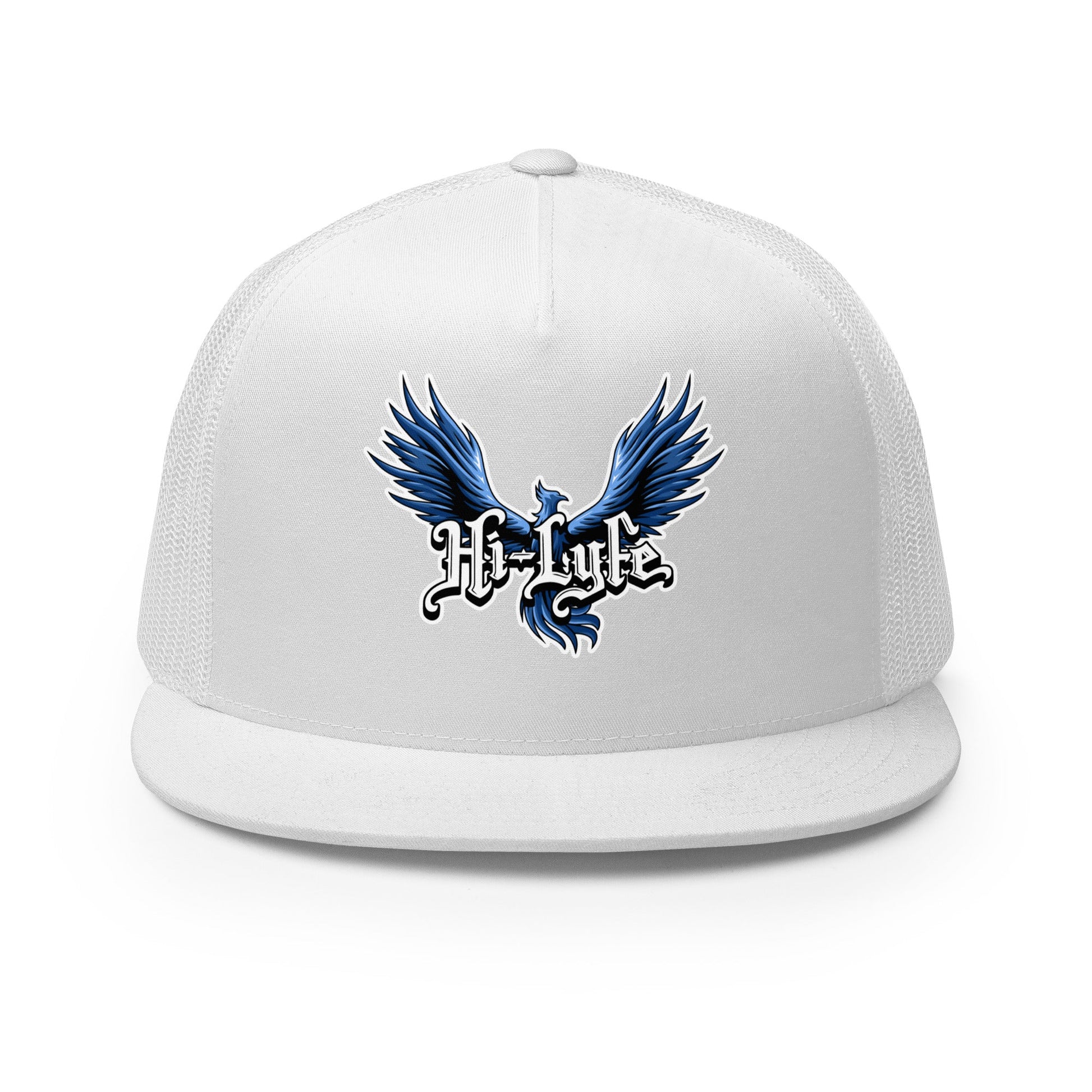 Performance | 5 Panel Trucker Cap | Hi - Lyfe Basketball | Wings Logo