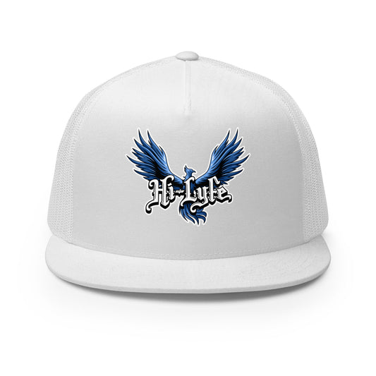 Performance | 5 Panel Trucker Cap | Hi - Lyfe Basketball | Wings Logo