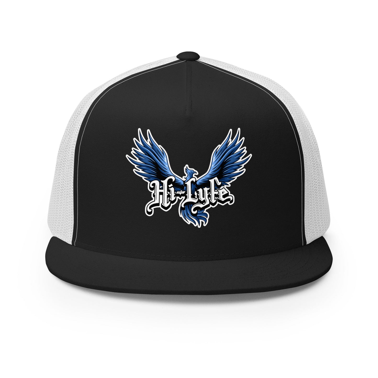 Performance | 5 Panel Trucker Cap | Hi - Lyfe Basketball | Wings Logo