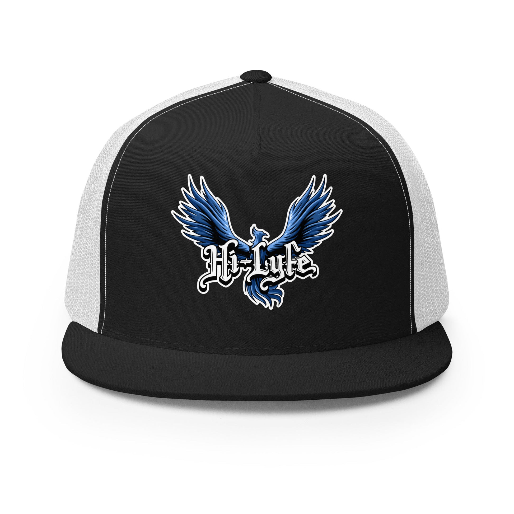 Performance | 5 Panel Trucker Cap | Hi - Lyfe Basketball | Wings Logo