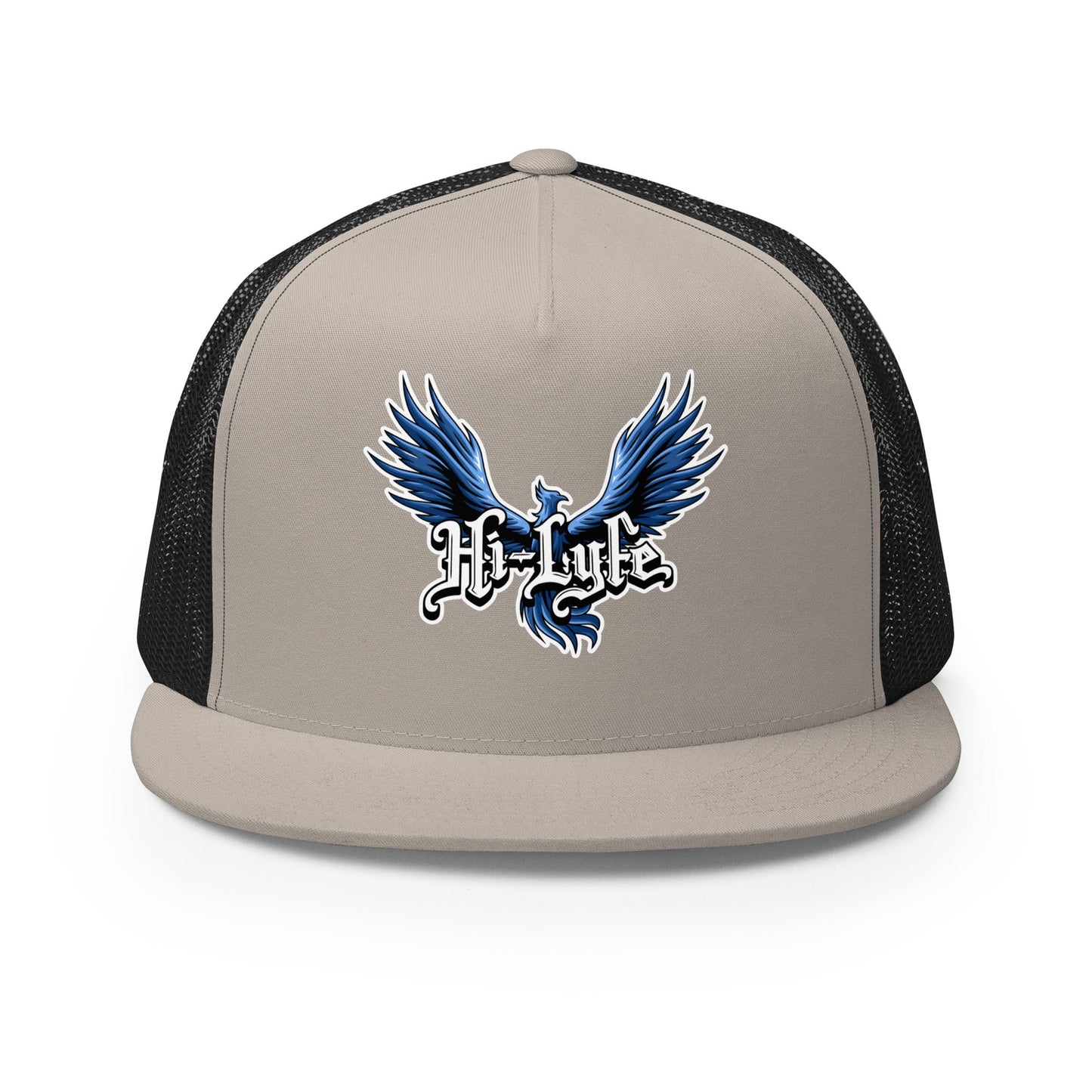Performance | 5 Panel Trucker Cap | Hi - Lyfe Basketball | Wings Logo