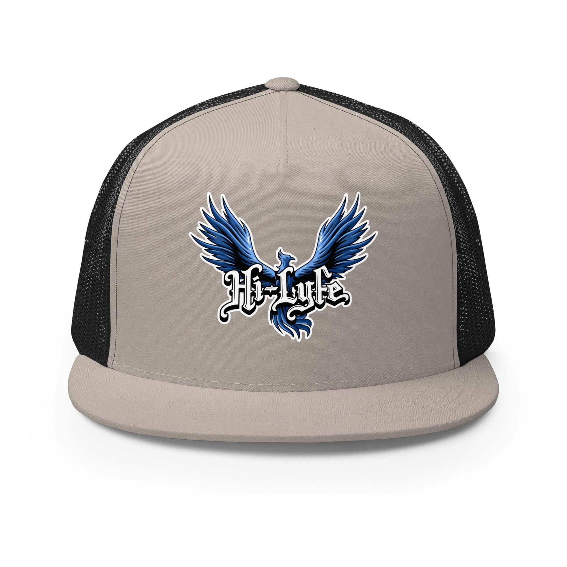 Performance | 5 Panel Trucker Cap | Hi - Lyfe Basketball | Wings Logo