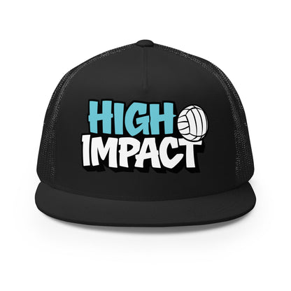 Performance | 5 Panel Trucker Cap | High Impact VBC | Modern Script Logo
