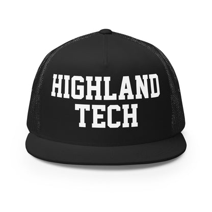 Performance | 5 Panel Trucker Cap | Highland Soccer | Script Logo