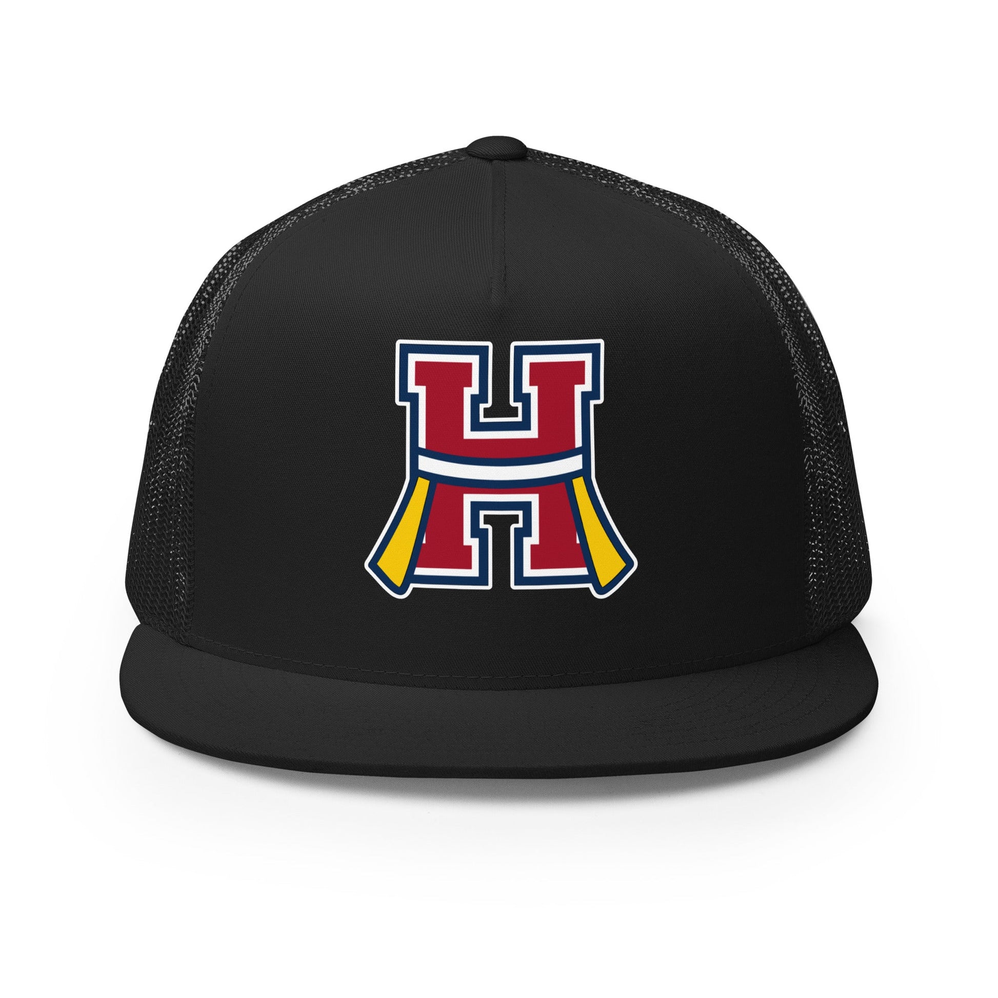 Performance | 5 Panel Trucker Cap | Hornell Flag Football | H Flags Logo