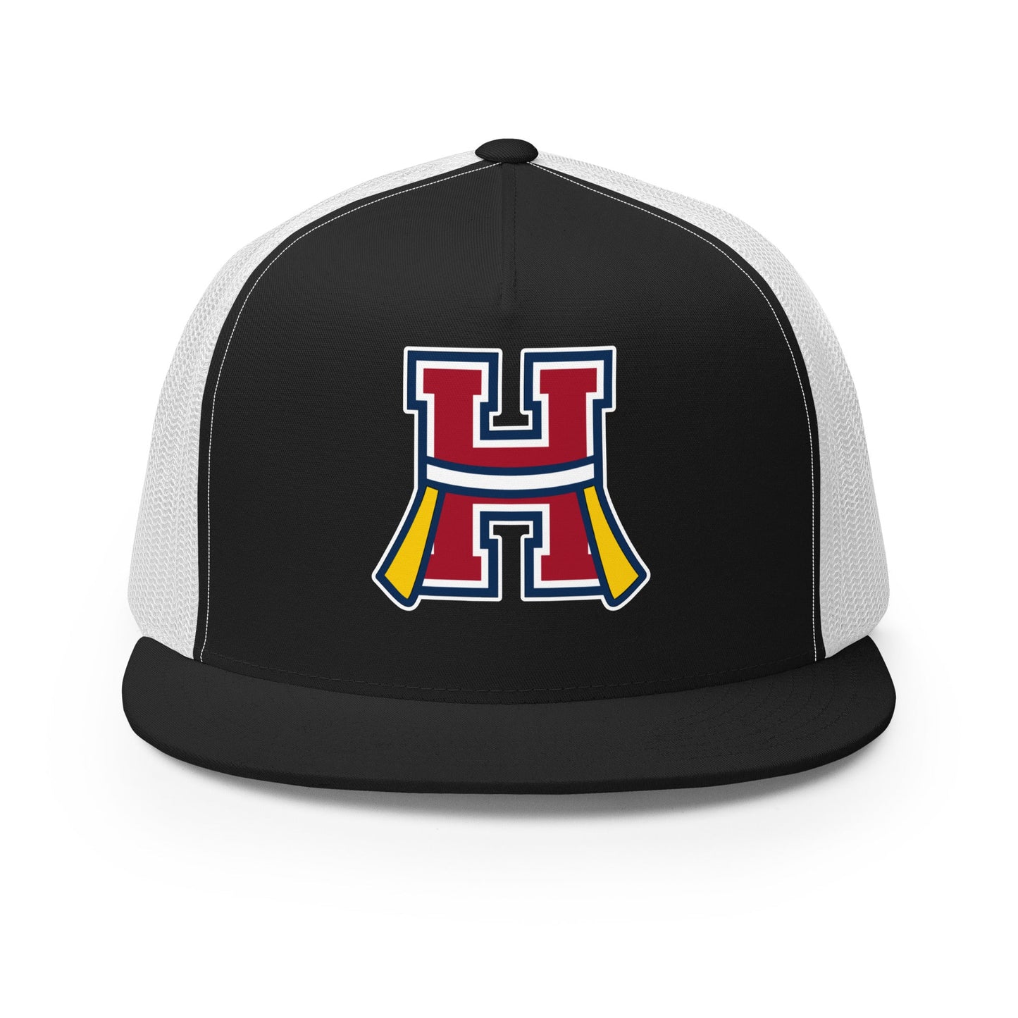 Performance | 5 Panel Trucker Cap | Hornell Flag Football | H Flags Logo