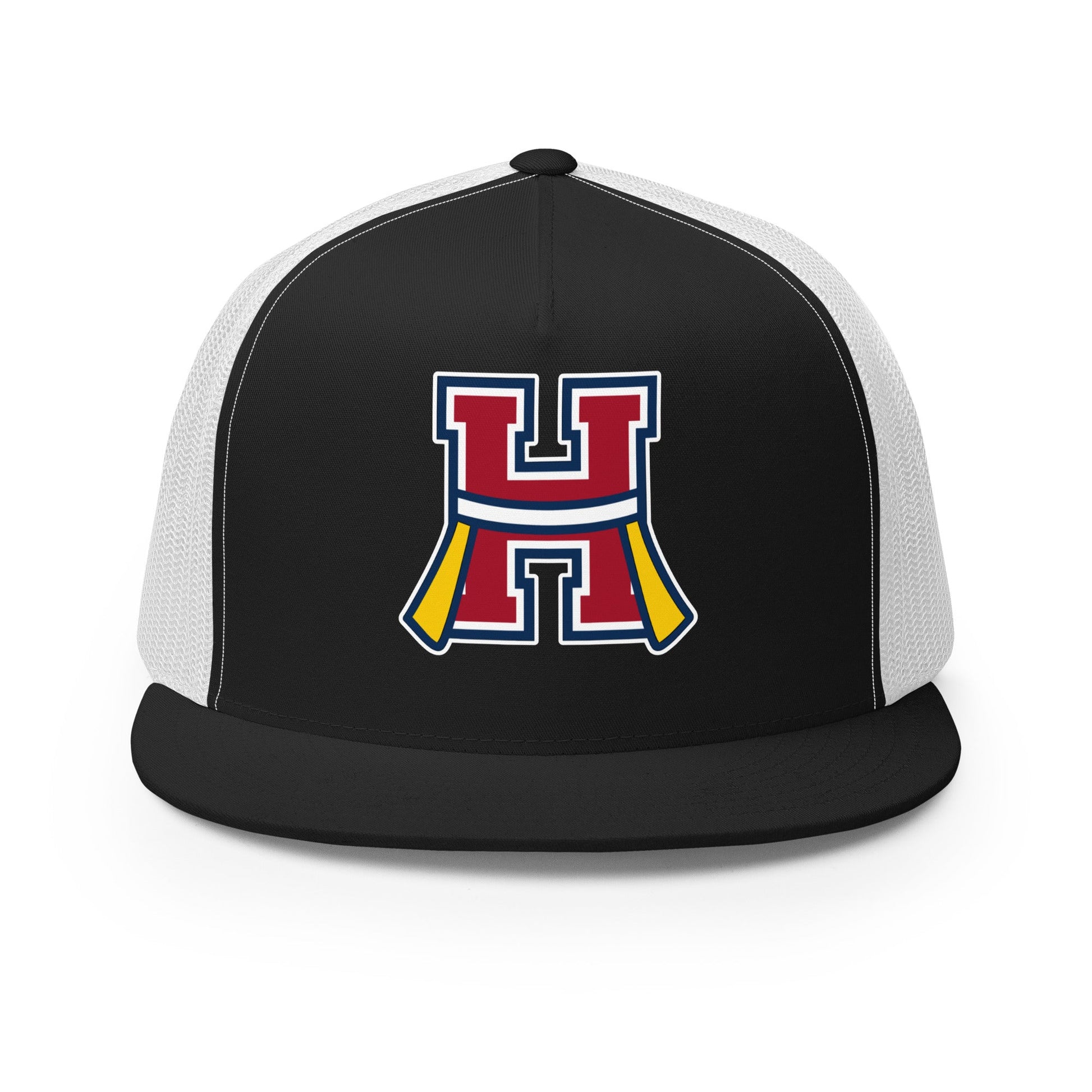 Performance | 5 Panel Trucker Cap | Hornell Flag Football | H Flags Logo