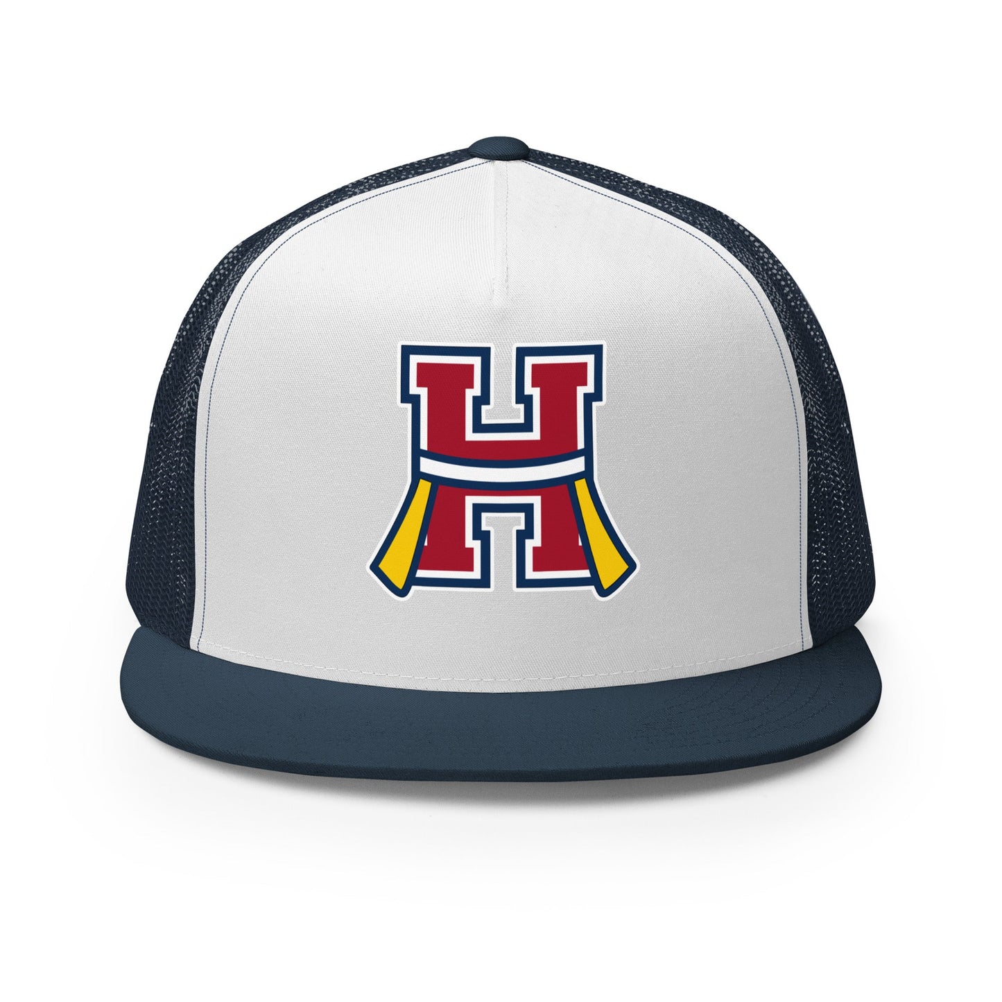 Performance | 5 Panel Trucker Cap | Hornell Flag Football | H Flags Logo