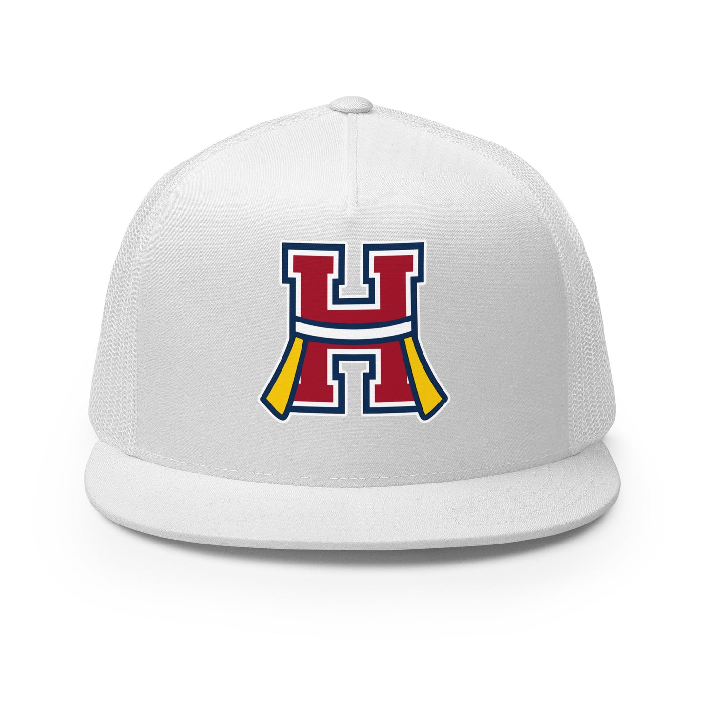 Performance | 5 Panel Trucker Cap | Hornell Flag Football | H Flags Logo