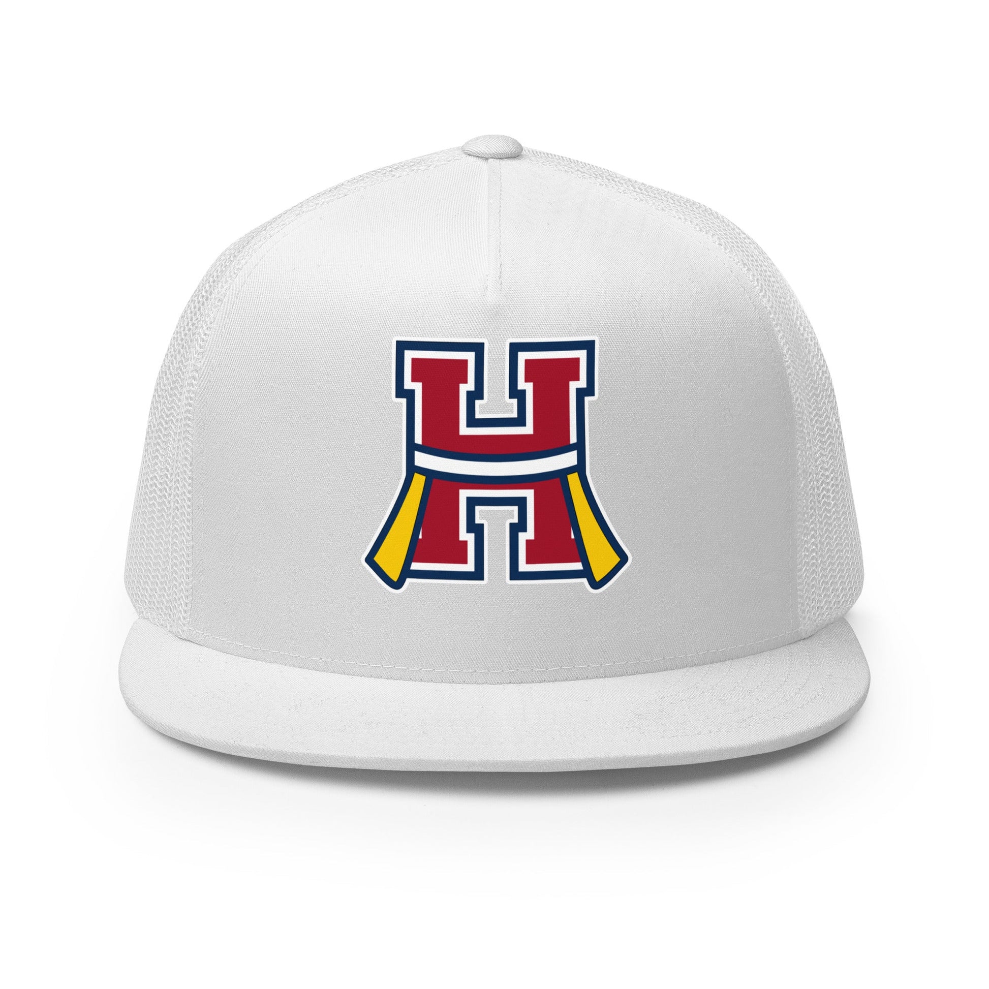 Performance | 5 Panel Trucker Cap | Hornell Flag Football | H Flags Logo