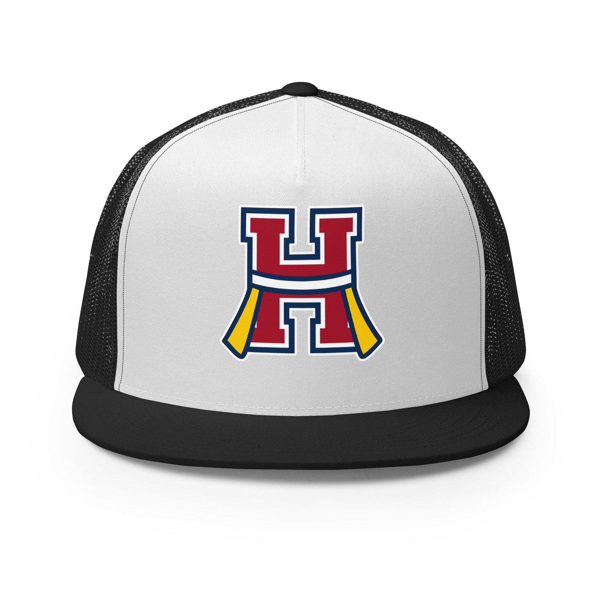 Performance | 5 Panel Trucker Cap | Hornell Flag Football | H Flags Logo