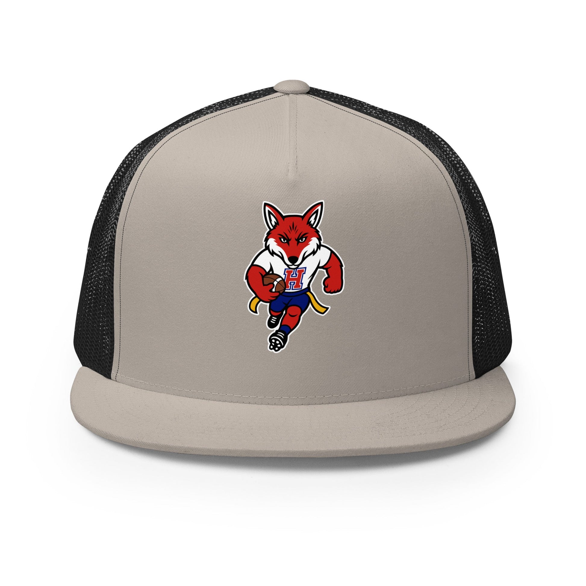 Performance | 5 Panel Trucker Cap | Hornell Flag Football | Mascot Logo
