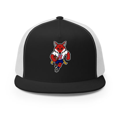 Performance | 5 Panel Trucker Cap | Hornell Flag Football | Mascot Logo