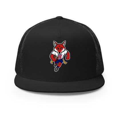 Performance | 5 Panel Trucker Cap | Hornell Flag Football | Mascot Logo