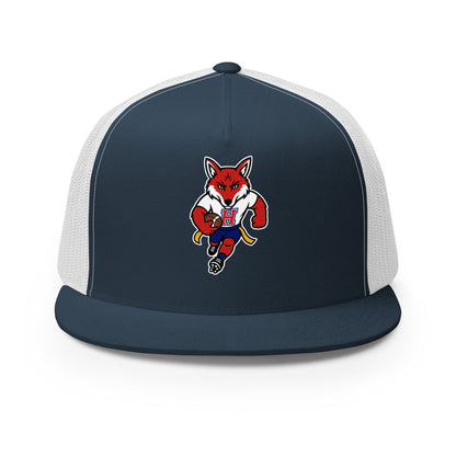 Performance | 5 Panel Trucker Cap | Hornell Flag Football | Mascot Logo