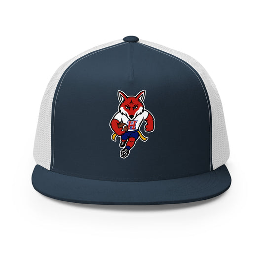 Performance | 5 Panel Trucker Cap | Hornell Flag Football | Mascot Logo