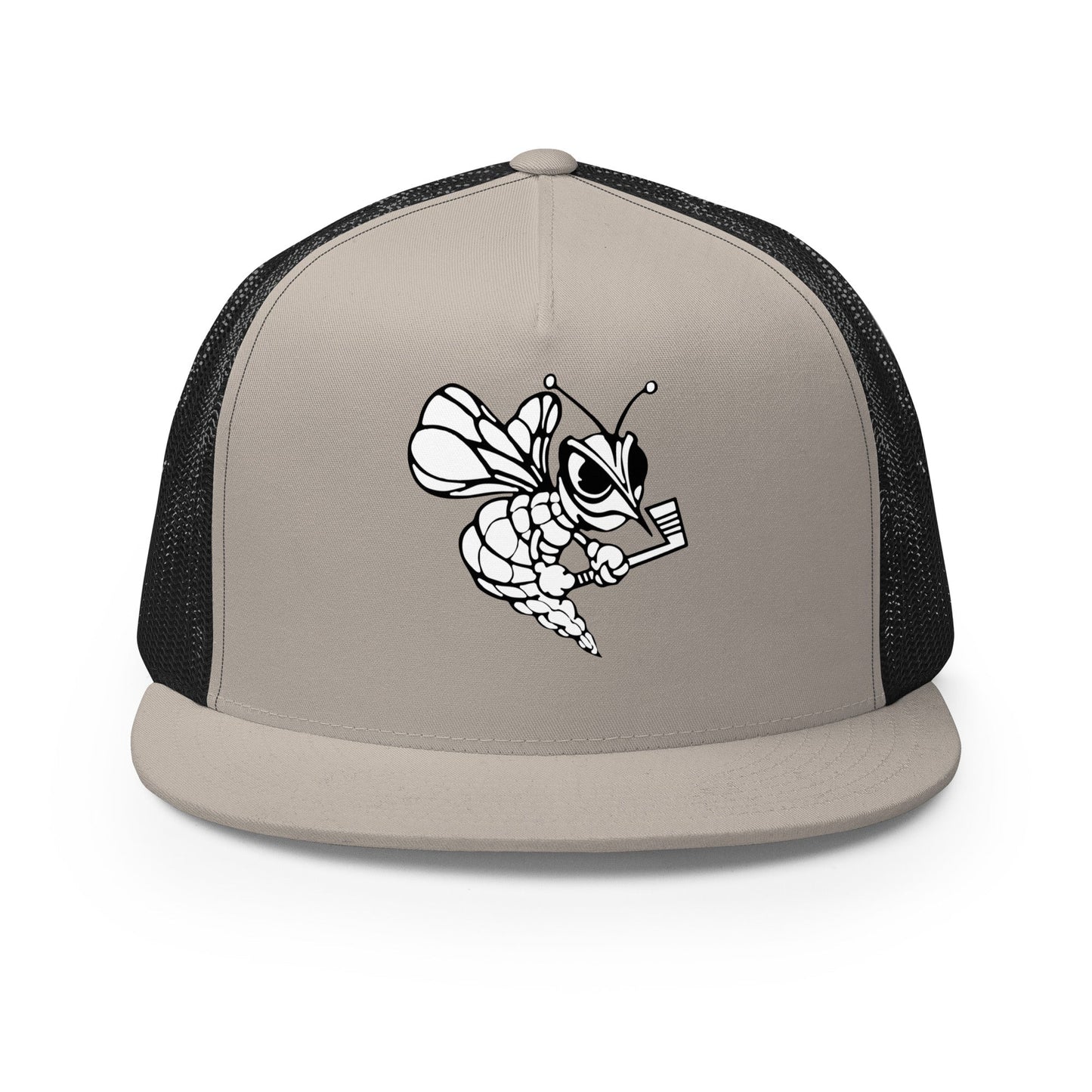 Performance | 5 Panel Trucker Cap | HORNETS | Mascot Logo