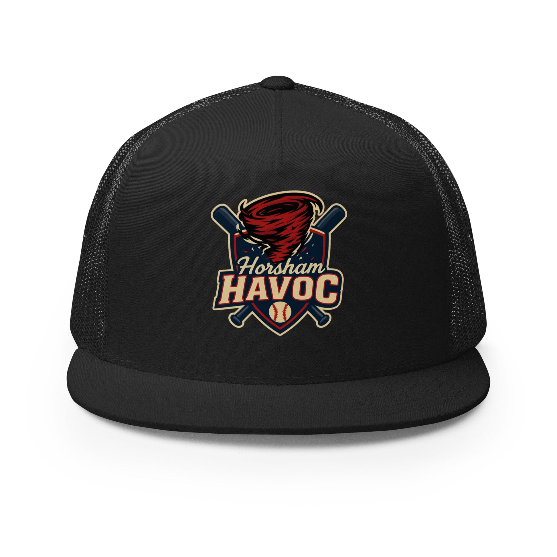 Performance | 5 Panel Trucker Cap | Horsham Travel Baseball | Havoc Logo