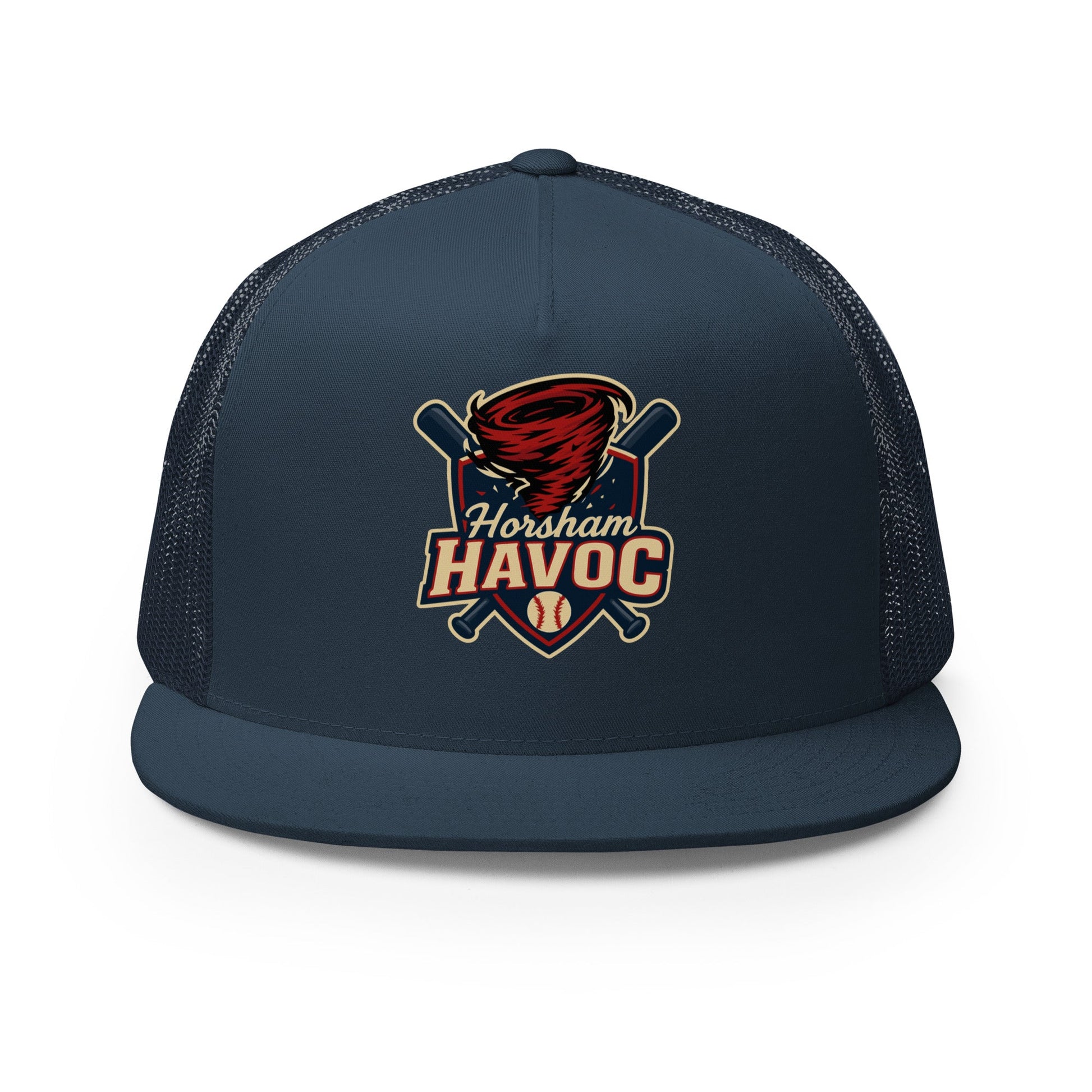 Performance | 5 Panel Trucker Cap | Horsham Travel Baseball | Havoc Logo