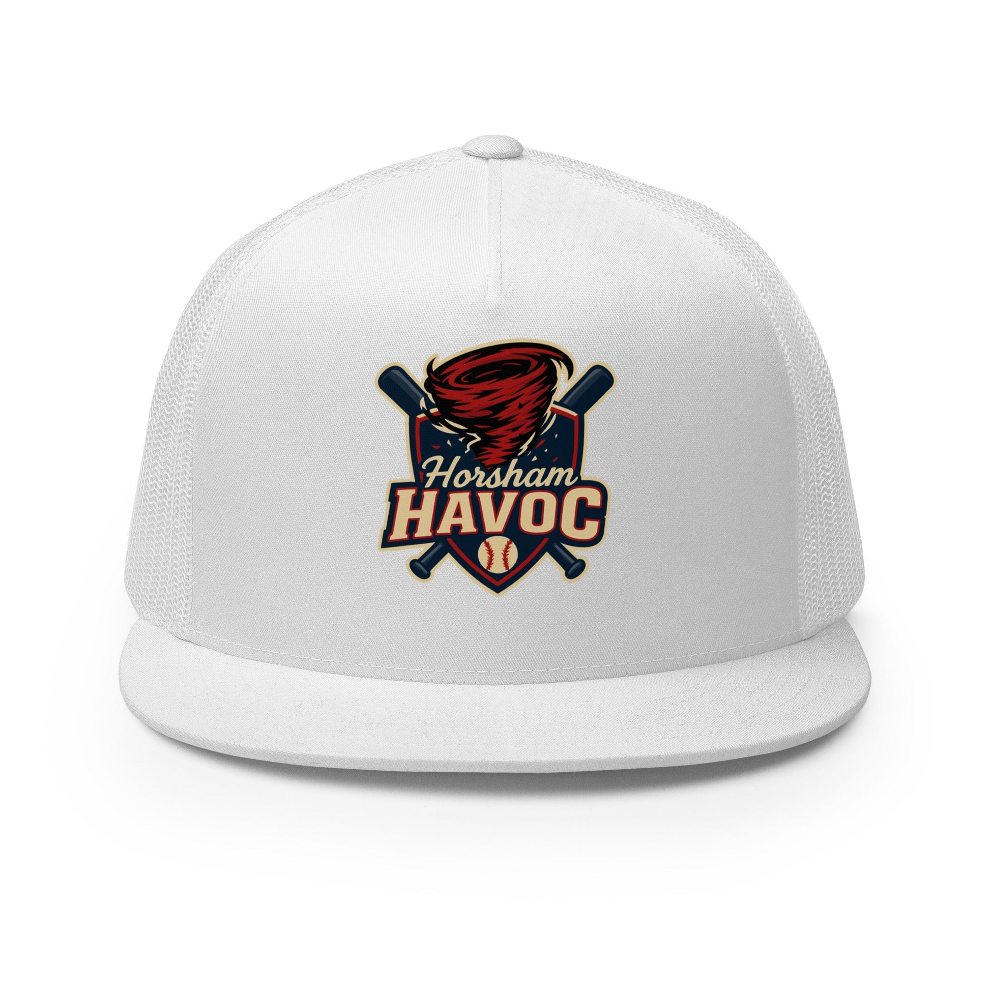Performance | 5 Panel Trucker Cap | Horsham Travel Baseball | Havoc Logo