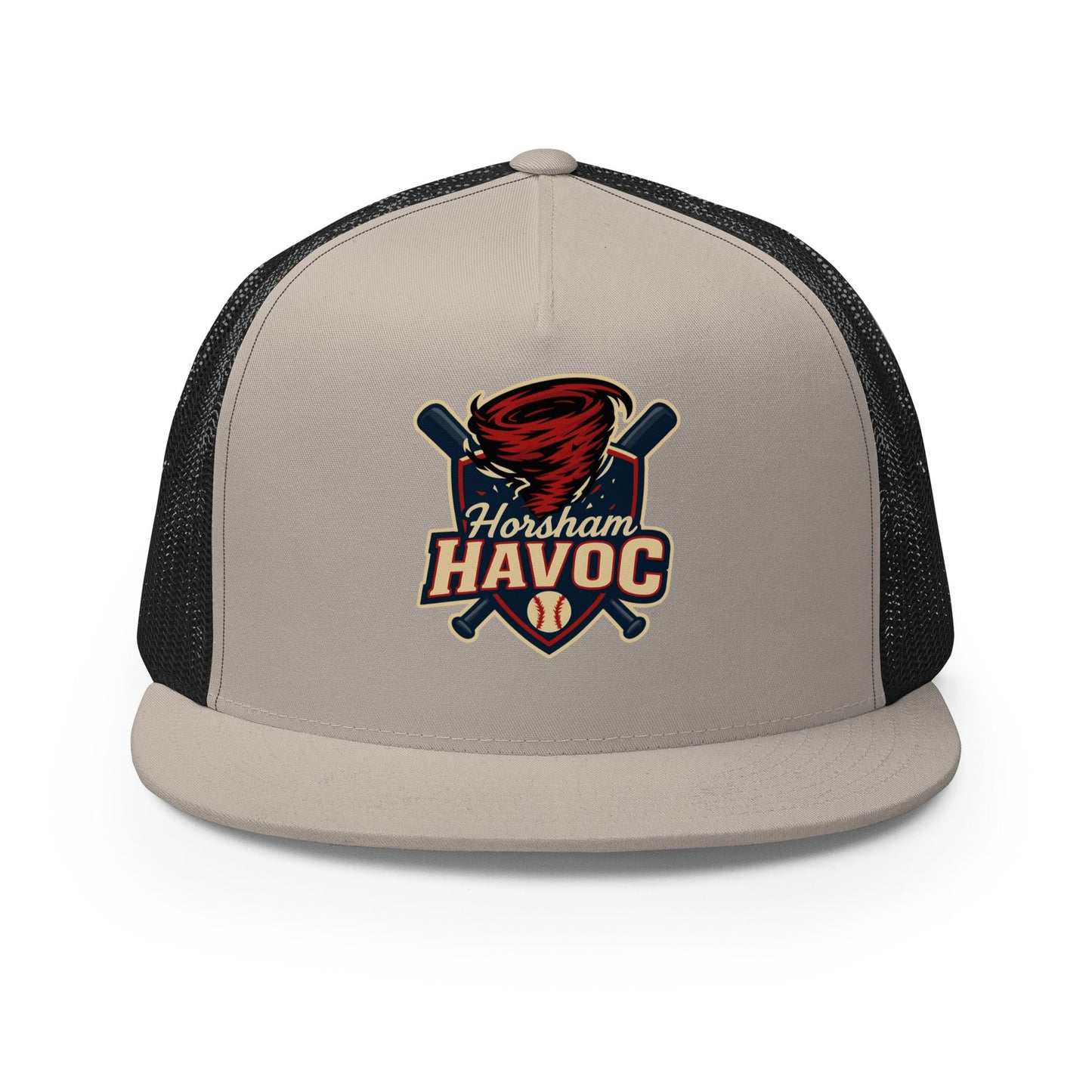 Performance | 5 Panel Trucker Cap | Horsham Travel Baseball | Havoc Logo