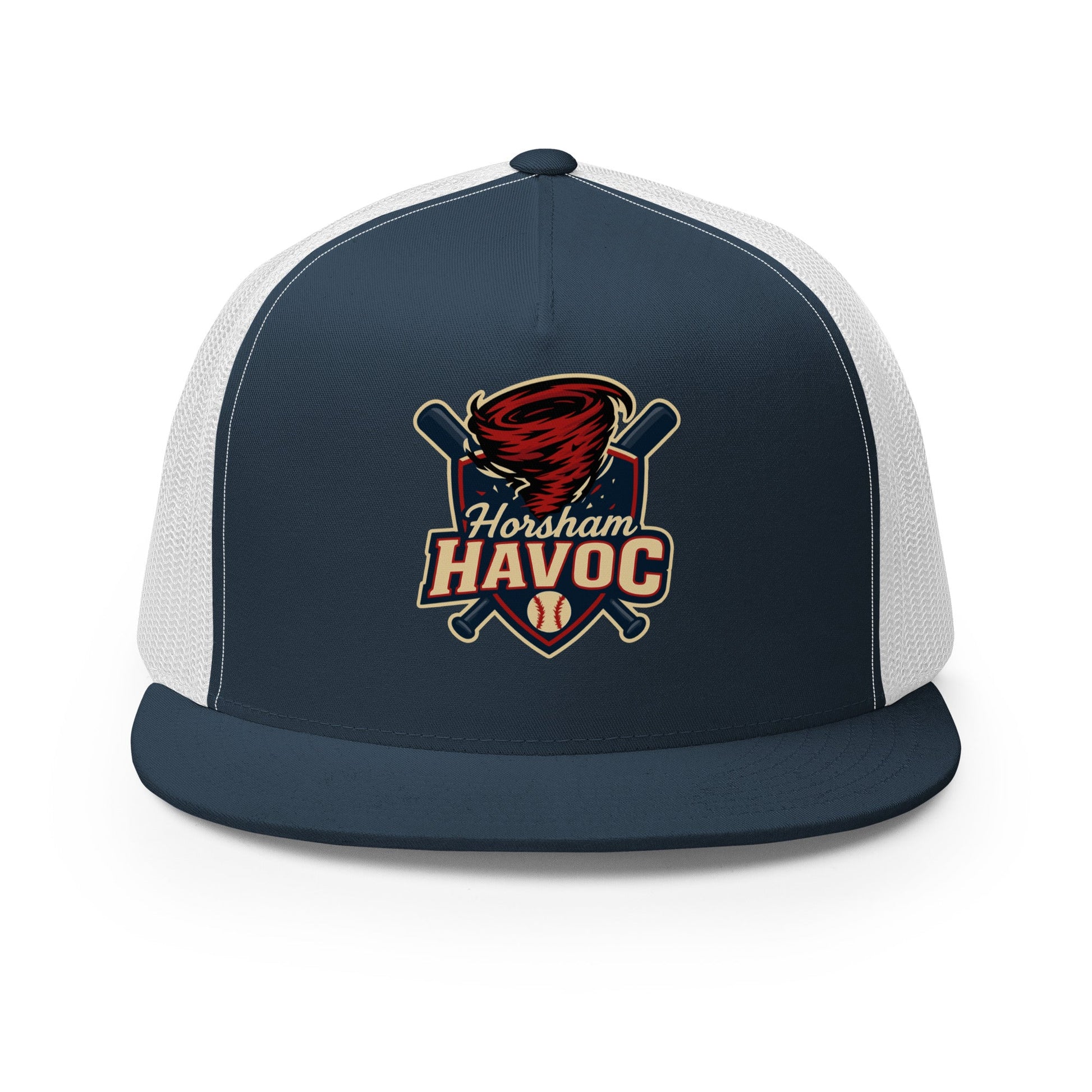 Performance | 5 Panel Trucker Cap | Horsham Travel Baseball | Havoc Logo