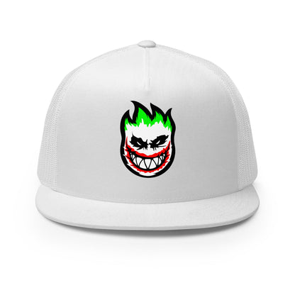 Performance | 5 Panel Trucker Cap | HOTBOYZ | Giggle Flame Logo