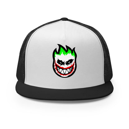 Performance | 5 Panel Trucker Cap | HOTBOYZ | Giggle Flame Logo