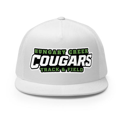 Performance | 5 Panel Trucker Cap | Hungary Creek Cougar | Shield Logo
