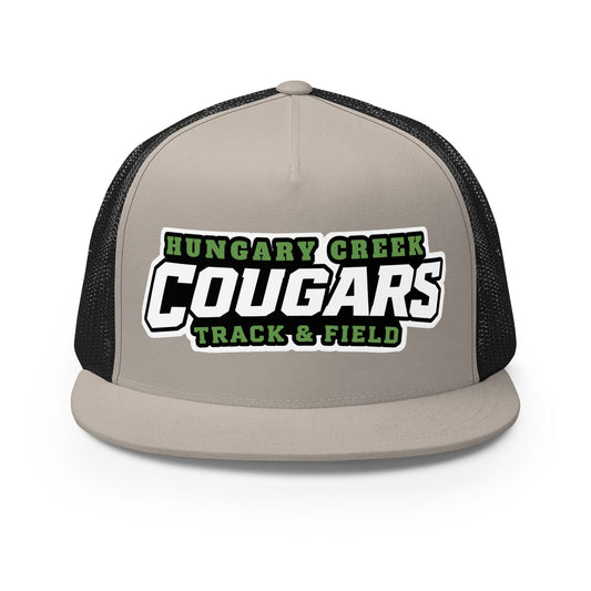 Performance | 5 Panel Trucker Cap | Hungary Creek Cougar | Shield Logo