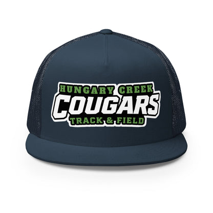 Performance | 5 Panel Trucker Cap | Hungary Creek Cougar | Shield Logo