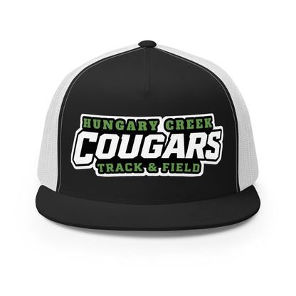 Performance | 5 Panel Trucker Cap | Hungary Creek Cougar | Shield Logo