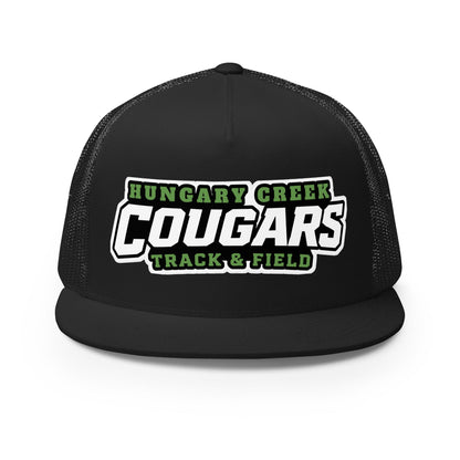 Performance | 5 Panel Trucker Cap | Hungary Creek Cougar | Shield Logo
