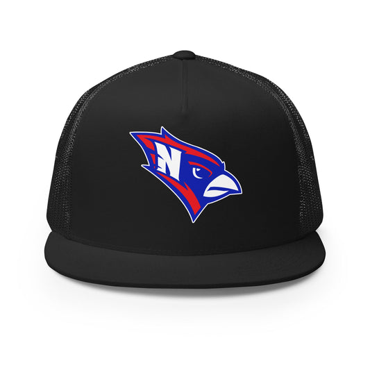 Performance | 5 Panel Trucker Cap | Hunter | Mascot Logo