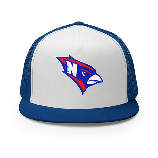 Performance | 5 Panel Trucker Cap | Hunter | Mascot Logo
