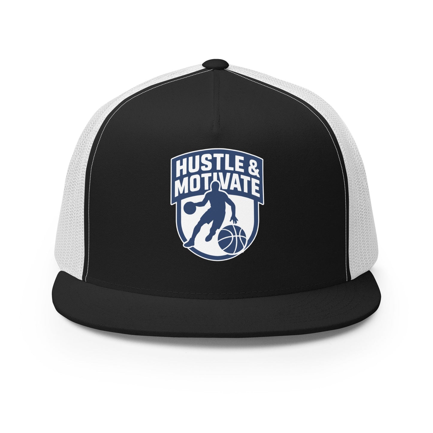 Performance | 5 Panel Trucker Cap | Hustle and Motivate Basketball