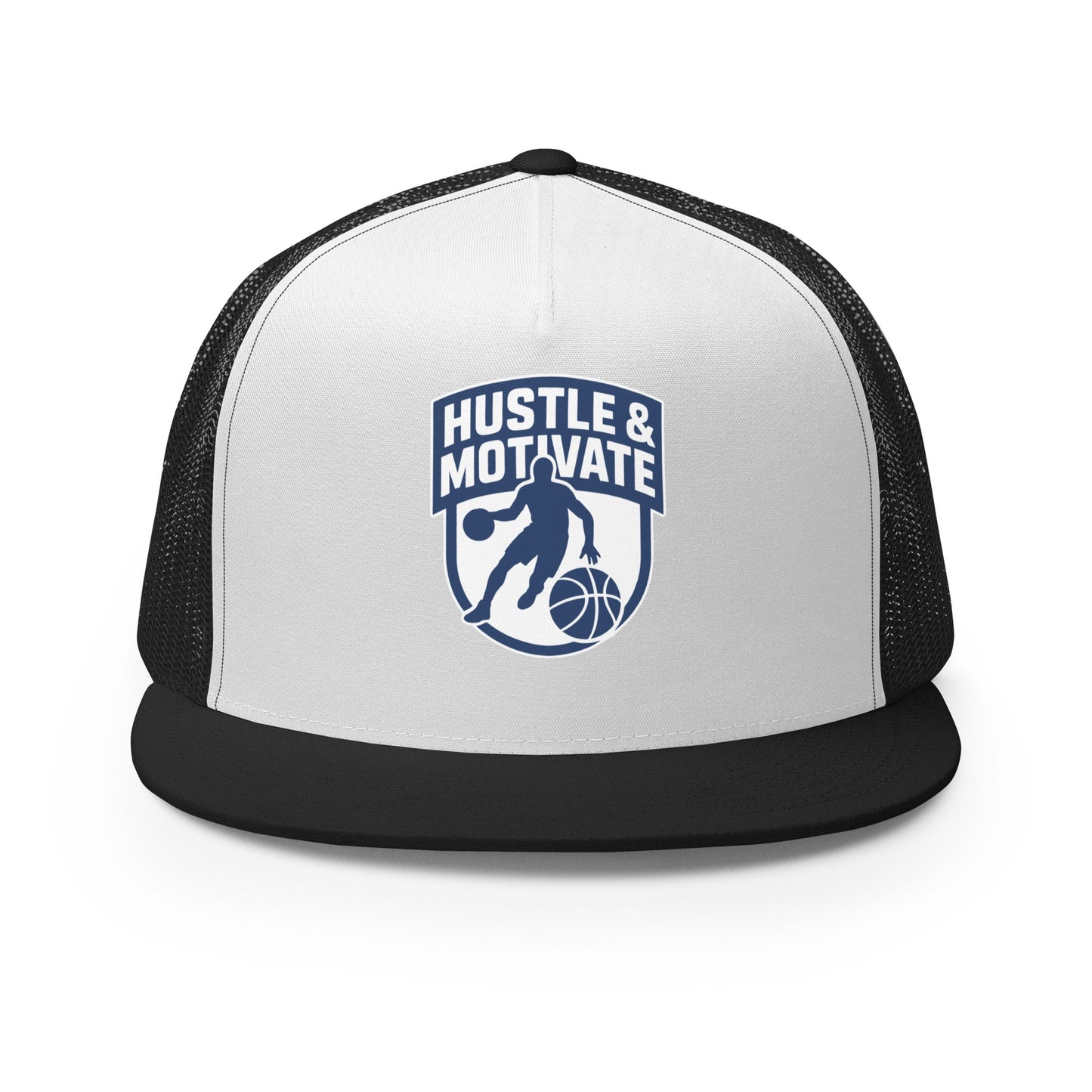Performance | 5 Panel Trucker Cap | Hustle and Motivate Basketball