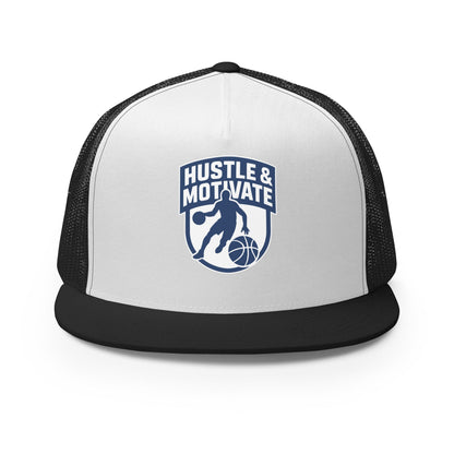 Performance | 5 Panel Trucker Cap | Hustle and Motivate Basketball