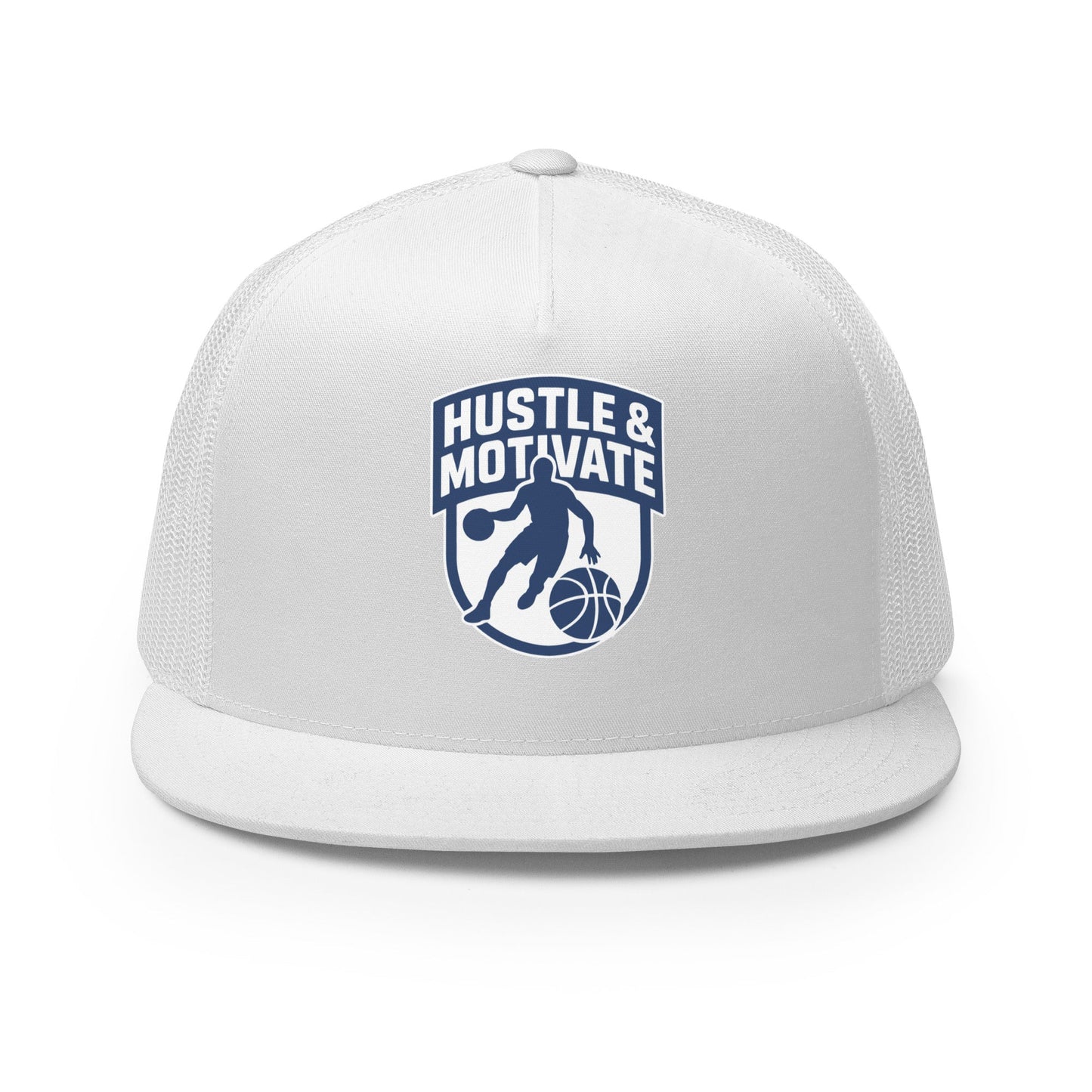 Performance | 5 Panel Trucker Cap | Hustle and Motivate Basketball