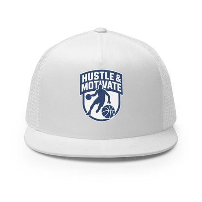 Performance | 5 Panel Trucker Cap | Hustle and Motivate Basketball