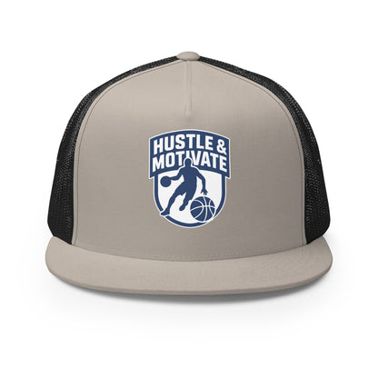Performance | 5 Panel Trucker Cap | Hustle and Motivate Basketball