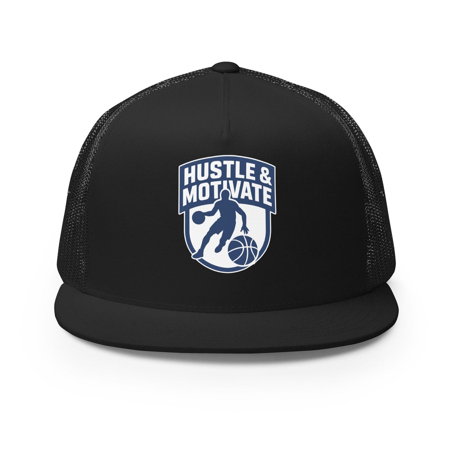 Performance | 5 Panel Trucker Cap | Hustle and Motivate Basketball
