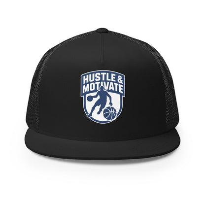 Performance | 5 Panel Trucker Cap | Hustle and Motivate Basketball